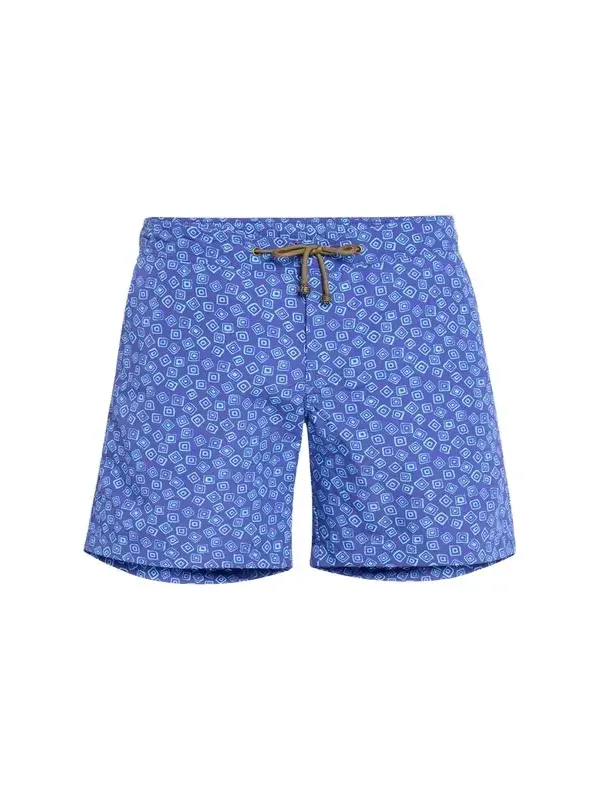 Men's Floating Squares Swim Shorts