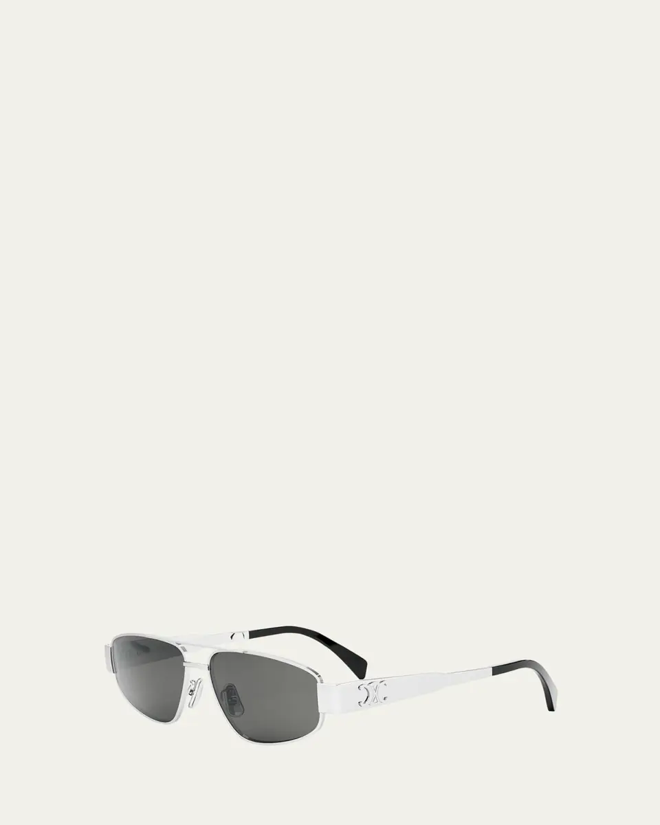 Celine Triomphe Metal Aviator Sunglasses | Thumbnail 3 Celine Triomphe Metal Aviator Sunglasses | Thumbnail 3