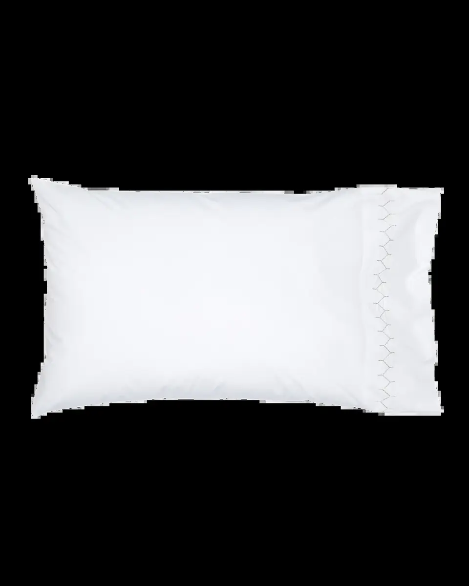 John Robshaw Stitched 300 Thread Count Pillowcases Set of 2, Standard | Thumbnail 2