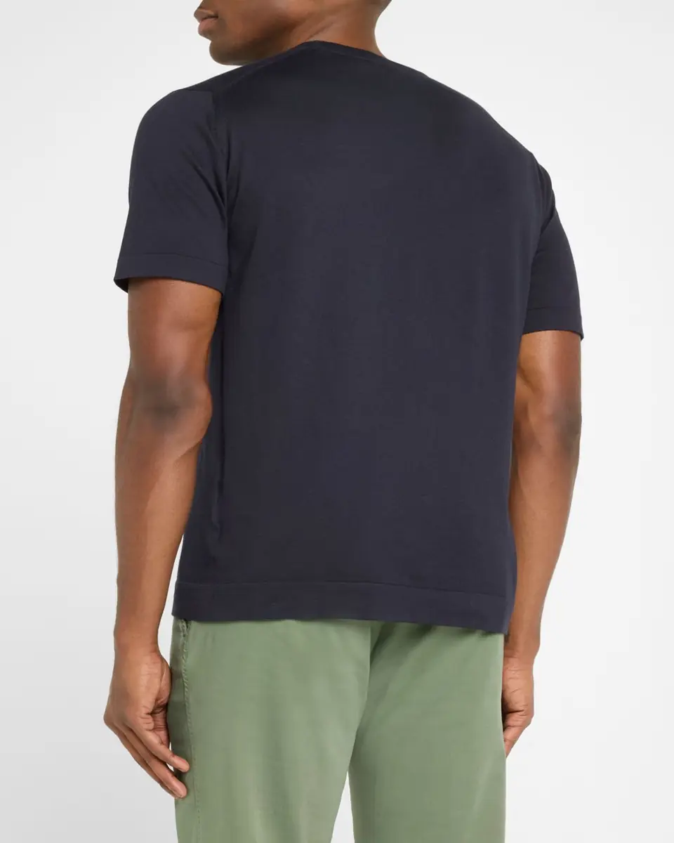 John Smedley Men's Lorca Sea Island Cotton T-Shirt | Thumbnail 11