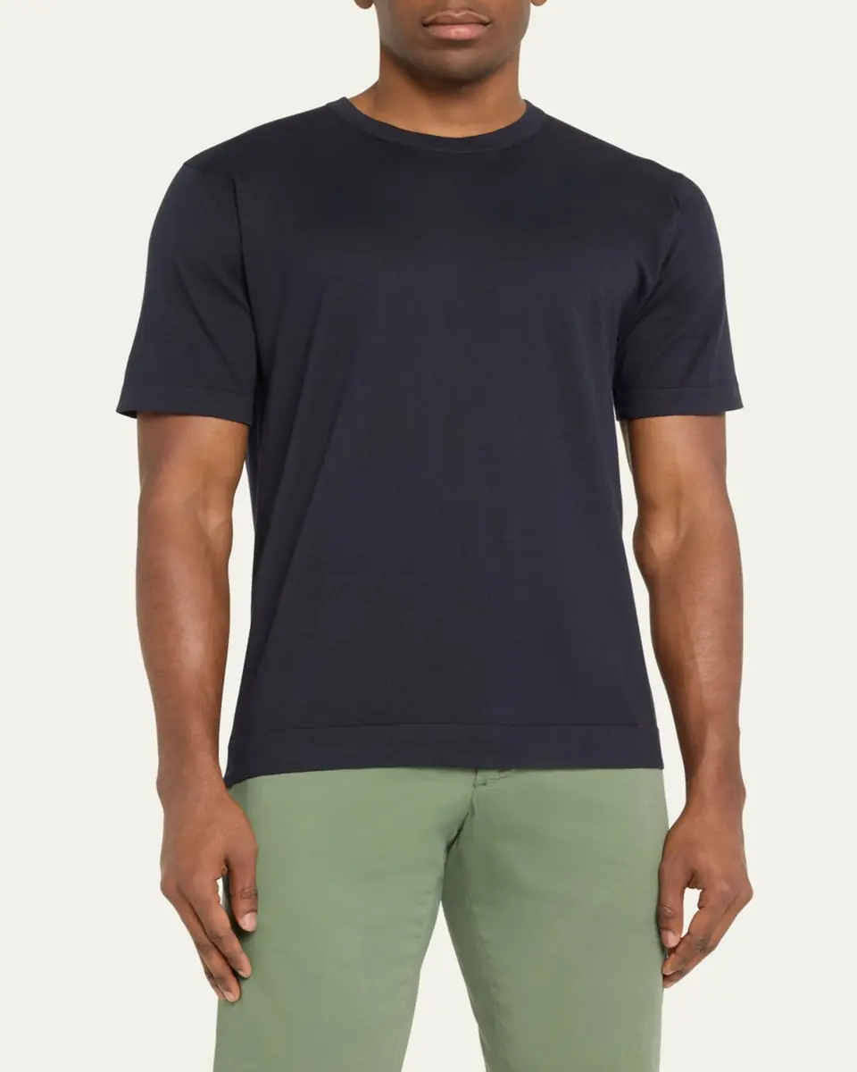 John Smedley Men's Lorca Sea Island Cotton T-Shirt | Thumbnail 12