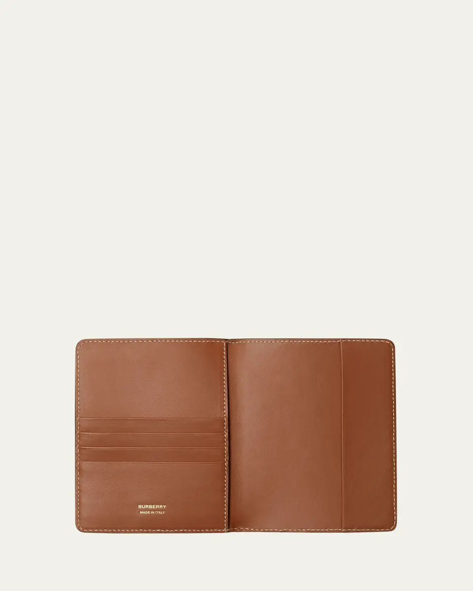 Burberry Check Bifold Passport Holder | Thumbnail 7 Burberry Check Bifold Passport Holder | Thumbnail 7