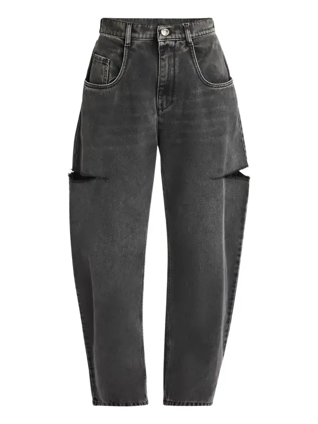 Slit Denim Pants Slit Denim Pants