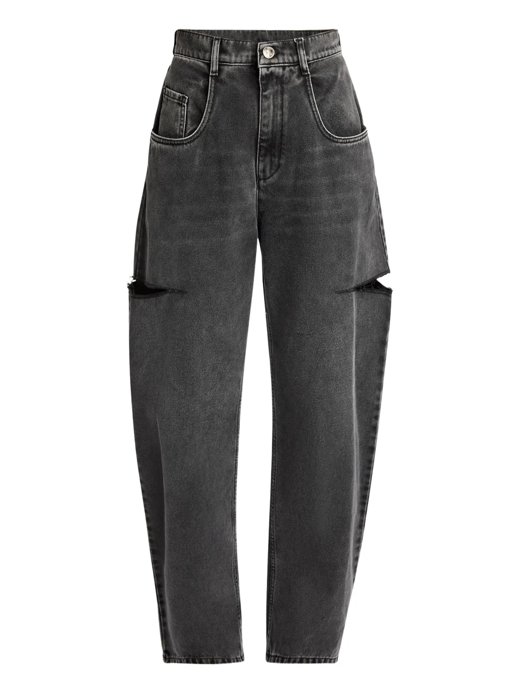 Slit Denim Pants Slit Denim Pants