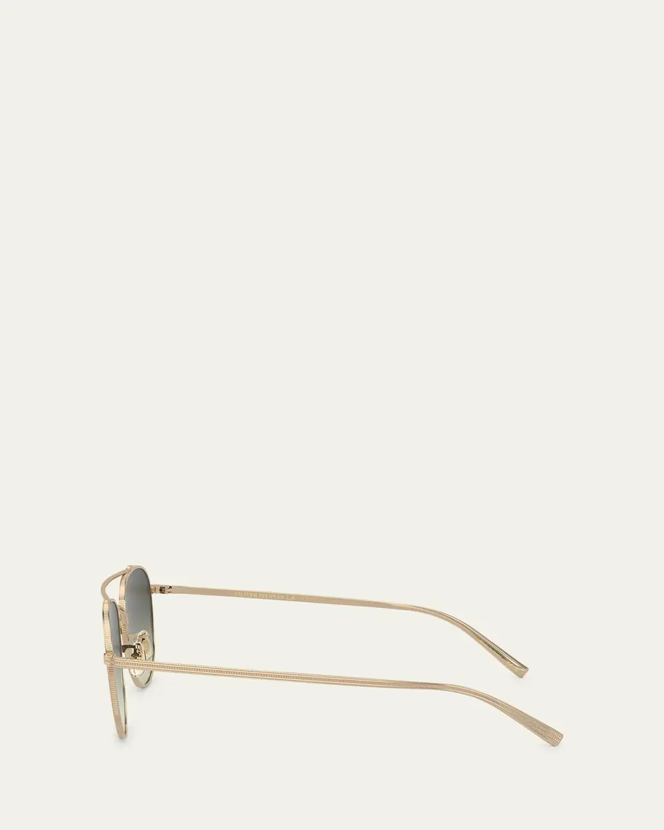 Oliver Peoples Rivetti Titanium Aviator Sunglasses | Thumbnail 3 Oliver Peoples Rivetti Titanium Aviator Sunglasses | Thumbnail 3