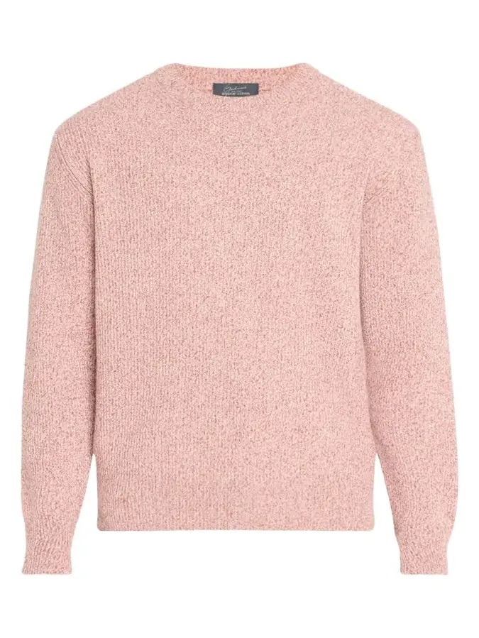Men's Watercolor Twist Cashmere Crewneck Sweater Men's Watercolor Twist Cashmere Crewneck Sweater