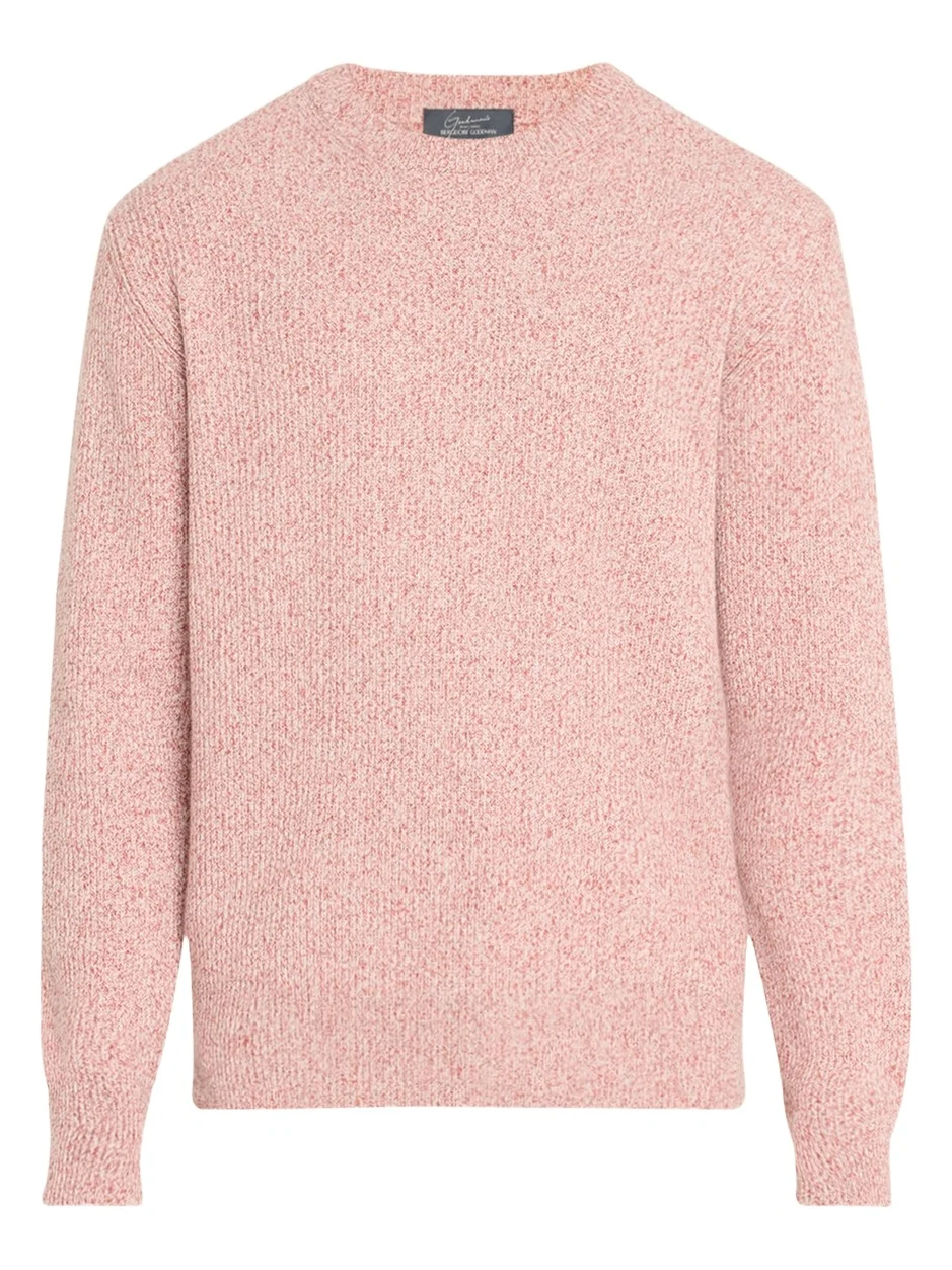 Men's Watercolor Twist Cashmere Crewneck Sweater Men's Watercolor Twist Cashmere Crewneck Sweater