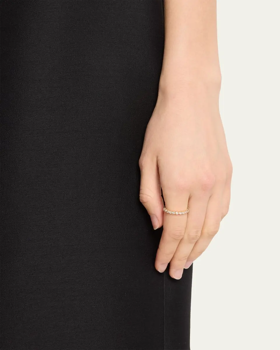 Sydney Evan 14K Yellow Gold Bezel Eternity Ring | Thumbnail 2