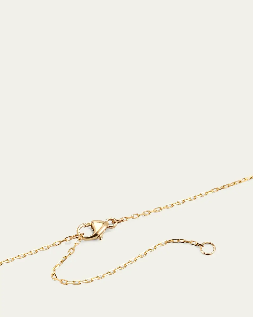 JIA JIA 14k Yellow Gold Crystal Quartz and Diamond Bar Necklace | Thumbnail 4
