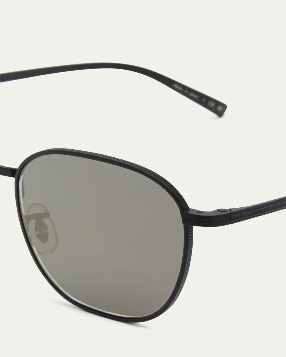 Oliver Peoples Filigree Titanium Square Sunglasses | Thumbnail 8
