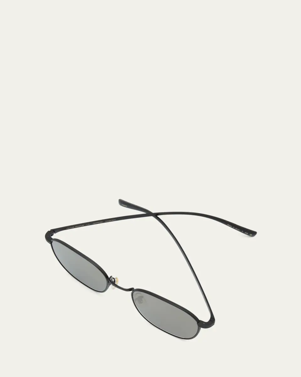 Oliver Peoples Filigree Titanium Square Sunglasses | Thumbnail 9