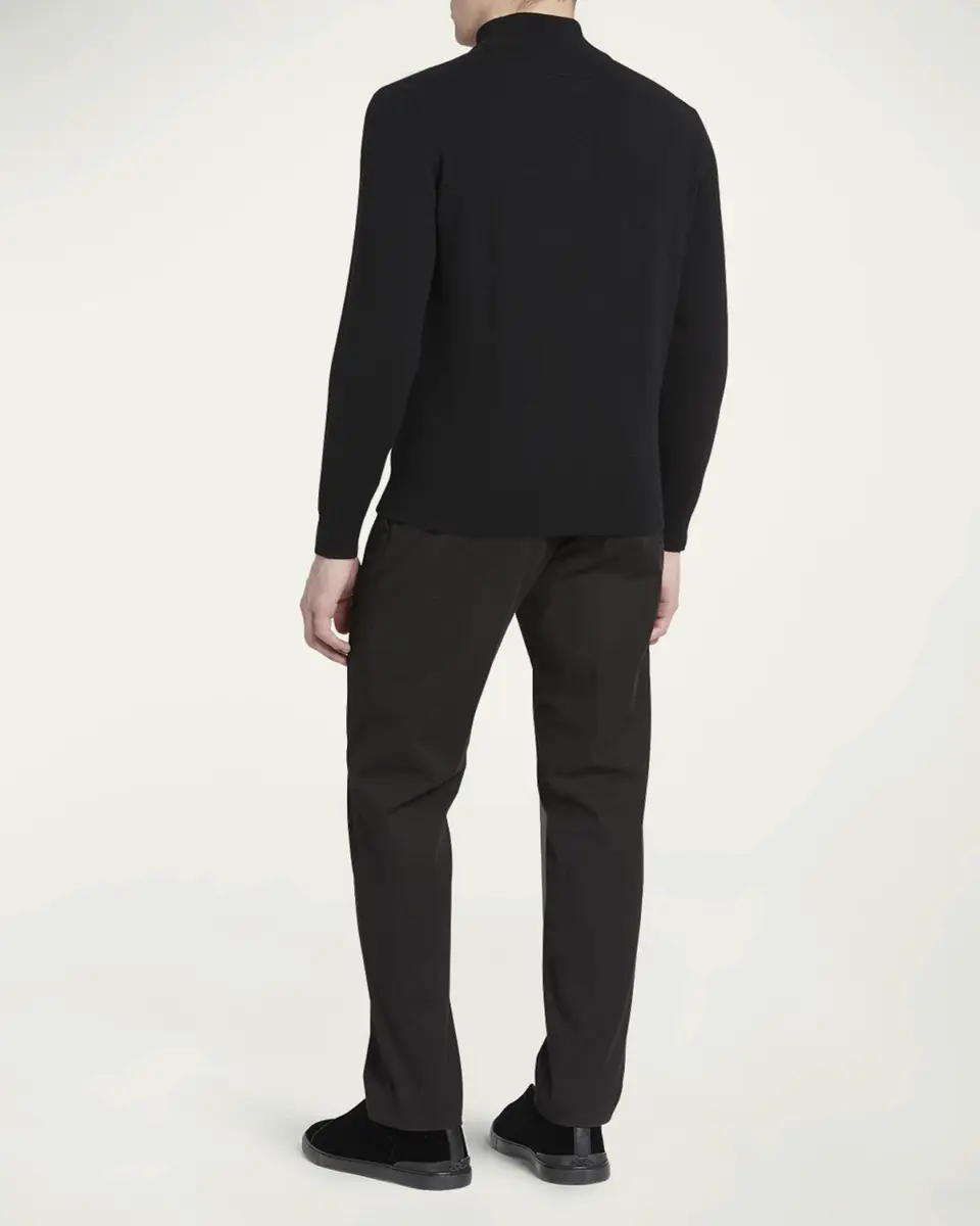 Zegna Men's Cashmere Quarter-Zip Sweater | Thumbnail 3 Zegna Men's Cashmere Quarter-Zip Sweater | Thumbnail 3