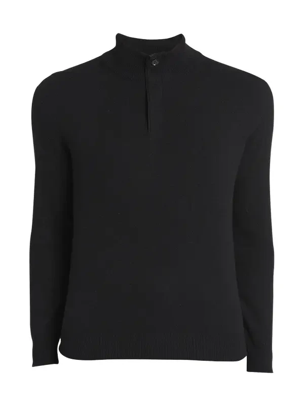 Men's Cashmere Quarter-Zip Sweater