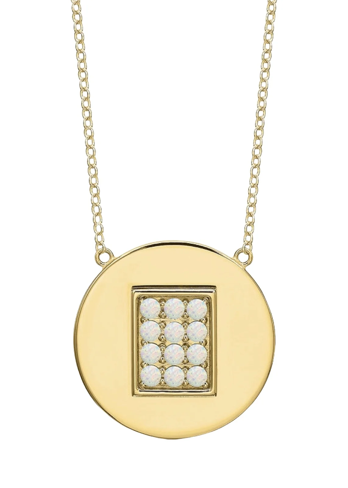 Tracee Nichols 14K Gold Opal Birthstone Necklace