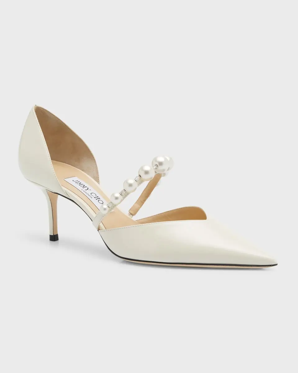 Jimmy Choo Aurelie d'Orsay Pearly Band Pumps | Thumbnail 2 Jimmy Choo Aurelie d'Orsay Pearly Band Pumps | Thumbnail 2