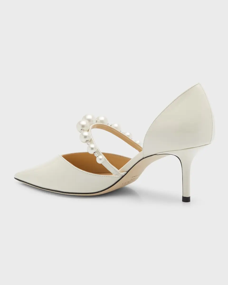 Jimmy Choo Aurelie d'Orsay Pearly Band Pumps | Thumbnail 3 Jimmy Choo Aurelie d'Orsay Pearly Band Pumps | Thumbnail 3