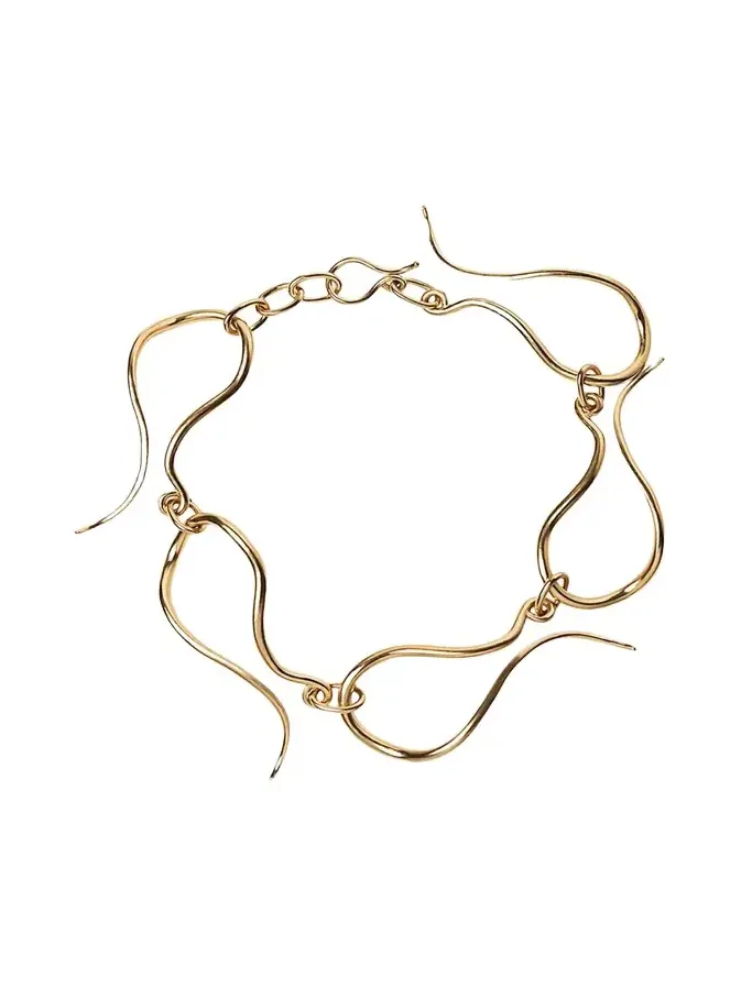 18K Gold Vermeil Root Choker Necklace 18K Gold Vermeil Root Choker Necklace