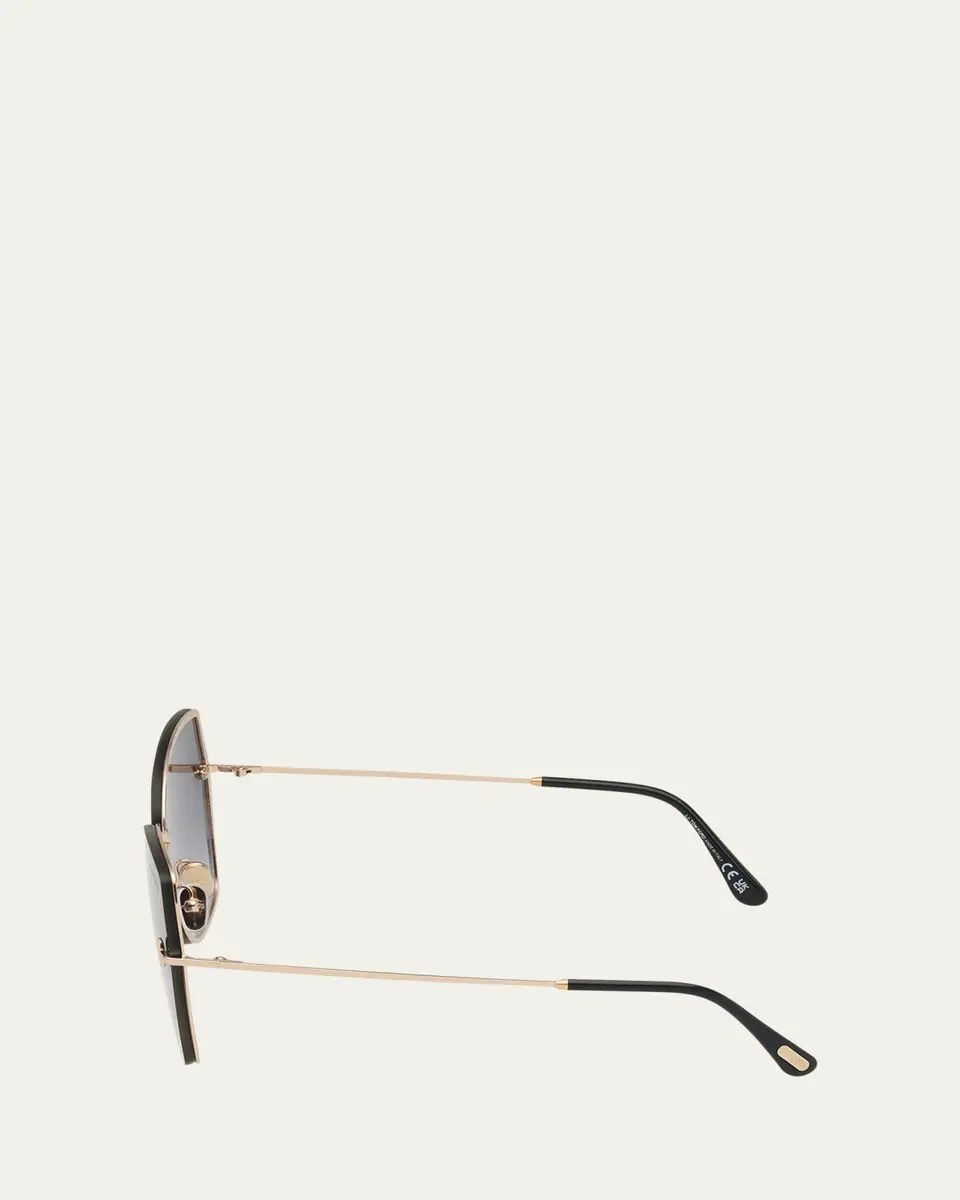 Tom Ford Nickie Metal Butterfly Sunglasses | Thumbnail 3 Tom Ford Nickie Metal Butterfly Sunglasses | Thumbnail 3