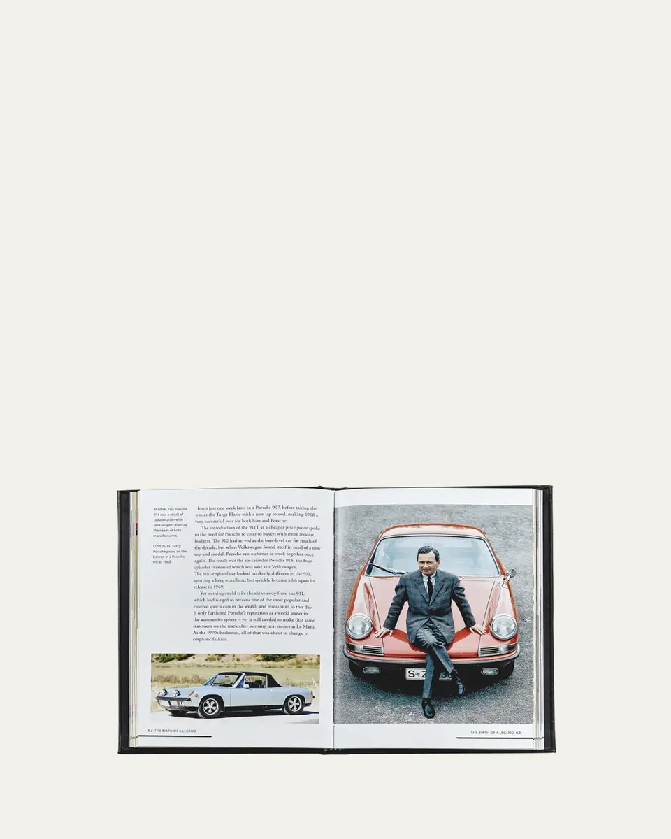 Graphic Image "The Story of Porsche" Leather Bound Book by Luke Smith | Thumbnail 3