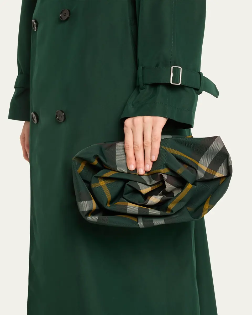 Burberry Rose Check Clutch Bag | Thumbnail 2