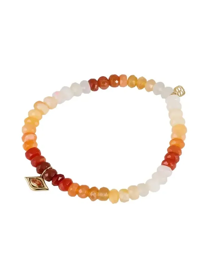 Marquis Evil Eye Charm Bead Bracelet
