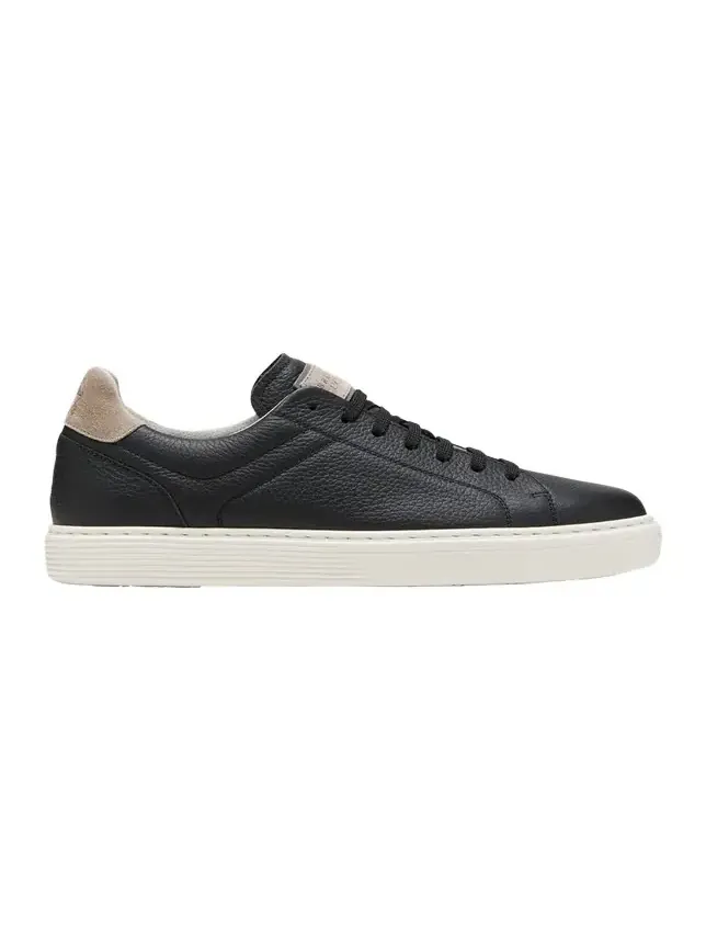 Men's Grained Calfskin Low-Top Sneakers Men's Grained Calfskin Low-Top Sneakers