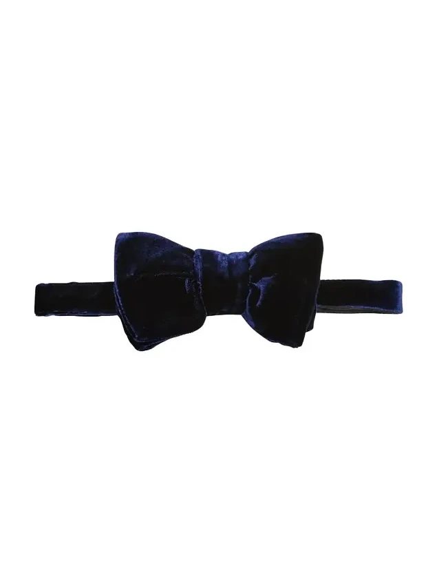 Men's Pre-Tied Velvet Bow Tie