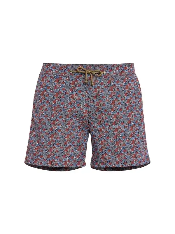 Men's Dotted Checks Swim Shorts