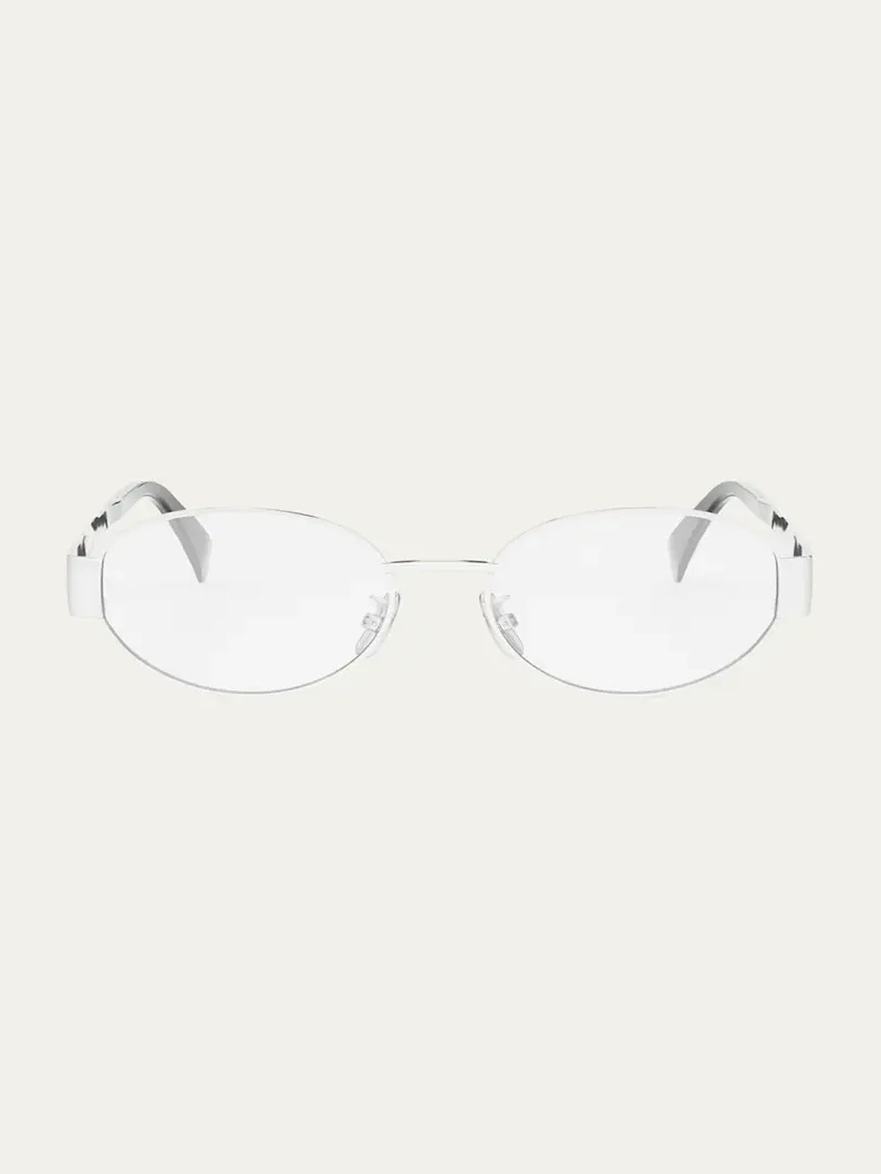 Triomphe Metal Oval Glasses