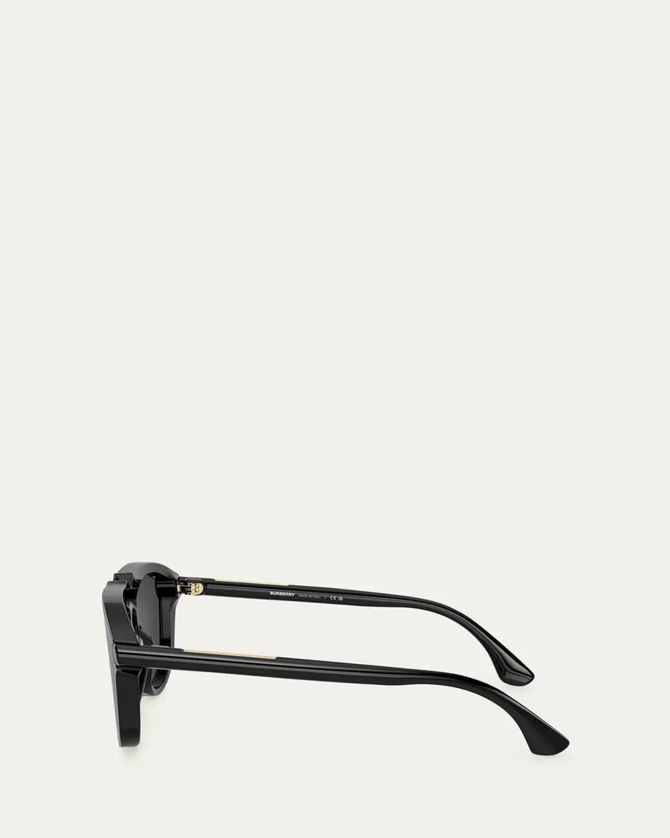 Burberry BE4417U Keyhole Acetate & Plastic Aviator Sunglasses | Thumbnail 2 Burberry BE4417U Keyhole Acetate & Plastic Aviator Sunglasses | Thumbnail 2