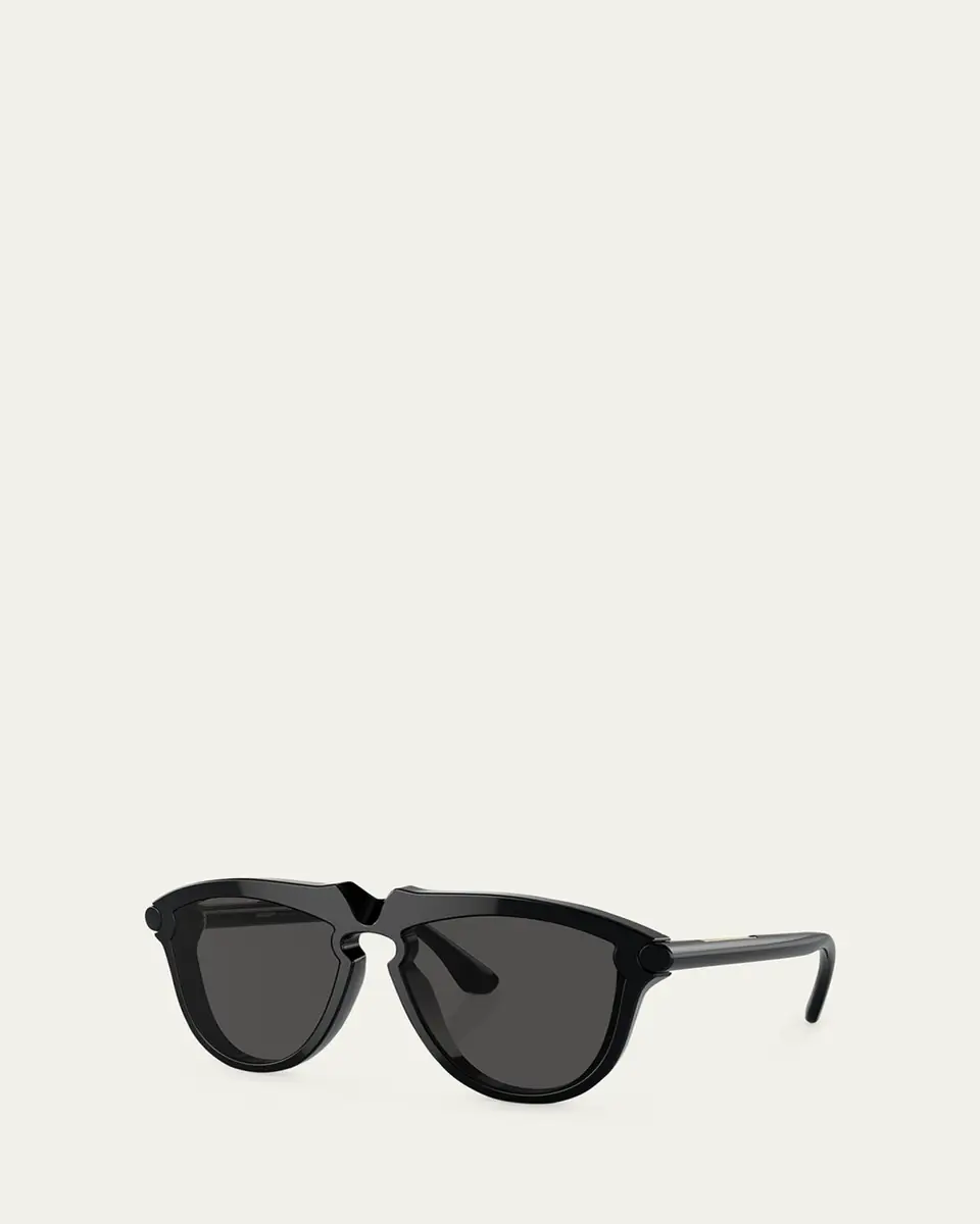 Burberry BE4417U Keyhole Acetate & Plastic Aviator Sunglasses | Thumbnail 3 Burberry BE4417U Keyhole Acetate & Plastic Aviator Sunglasses | Thumbnail 3