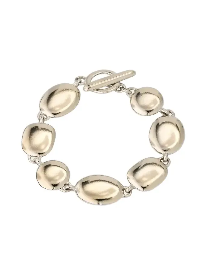 Faye Silver Nugget Bracelet