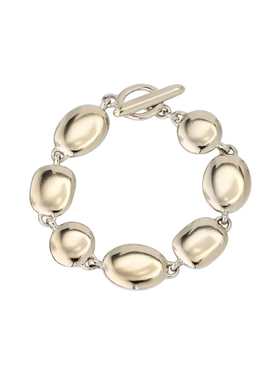 ben-amun Faye Silver Nugget Bracelet