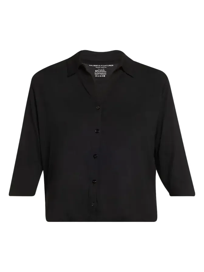 Soft Touch Semi-Relaxed Button-Front Shirt Soft Touch Semi-Relaxed Button-Front Shirt