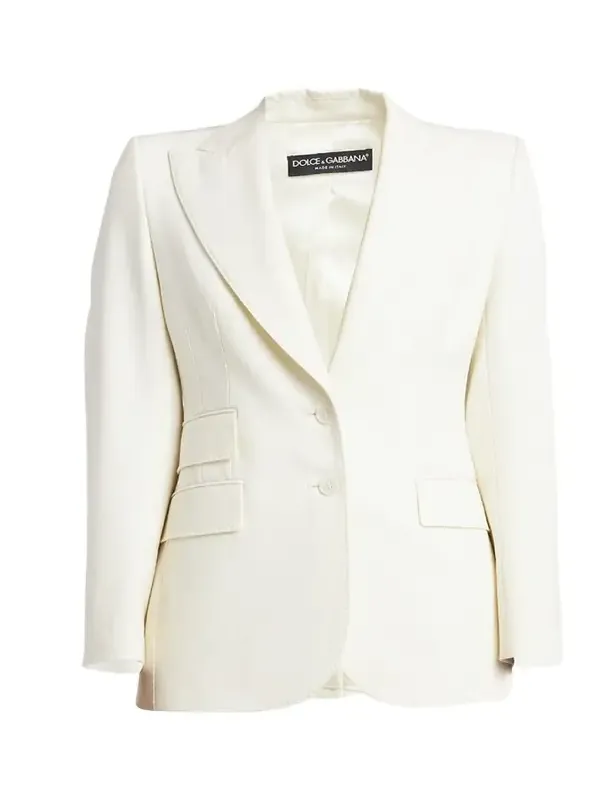 Dolce & Gabbana Peak Lapel Stretch Blazer