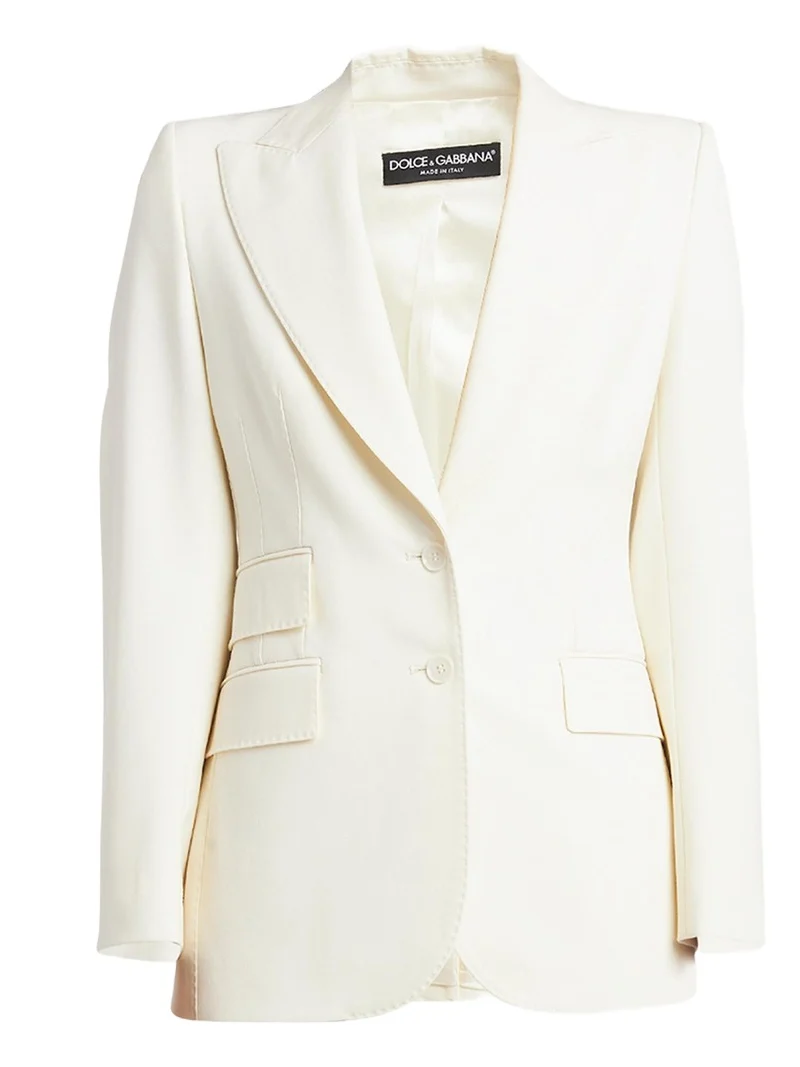 Dolce & Gabbana Peak Lapel Stretch Blazer