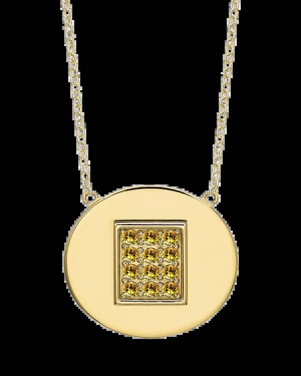 Tracee Nichols 14K Gold Citrine Birthstone Necklace | Thumbnail 2 Tracee Nichols 14K Gold Citrine Birthstone Necklace | Thumbnail 2