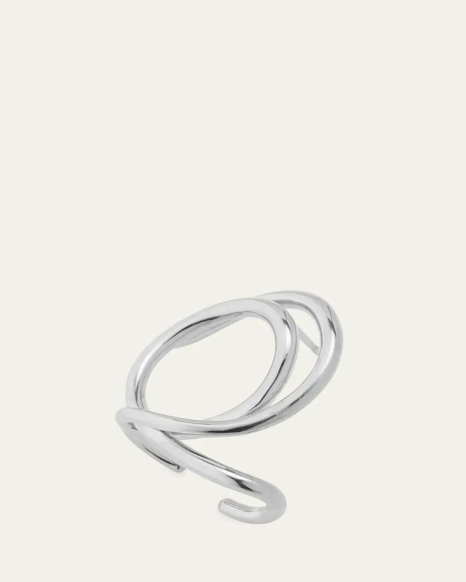 CHARLOTTE CHESNAIS Lasso Earring Silver, Single | Thumbnail 2