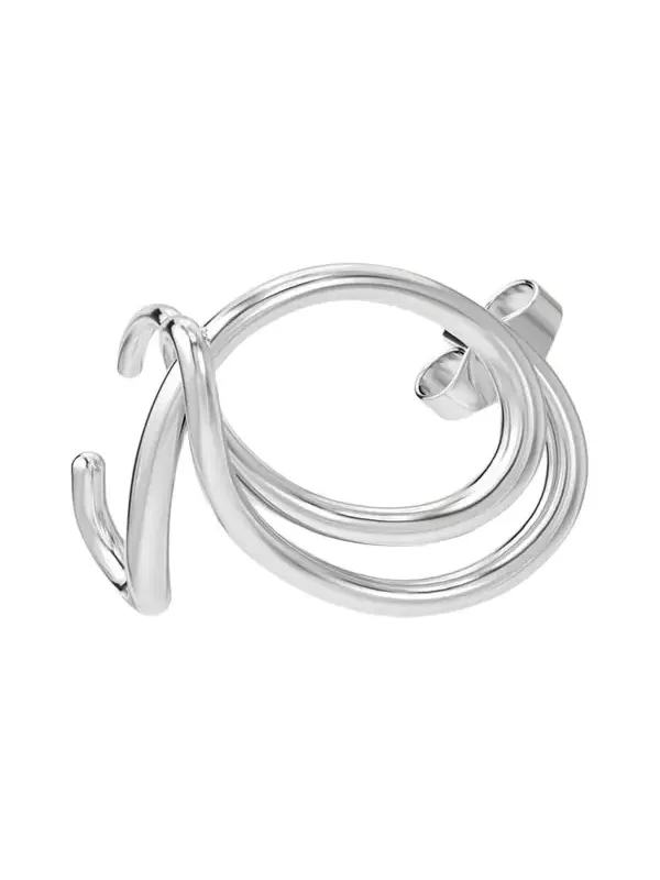 Lasso Earring Silver, Single Lasso Earring Silver, Single