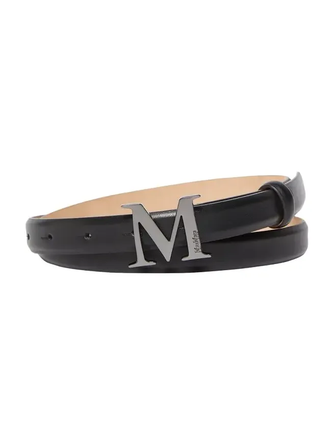 Logo Calf Leather Belt Logo Calf Leather Belt