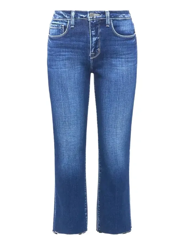 L'Agence Sada High Rise Slim Crop Jeans