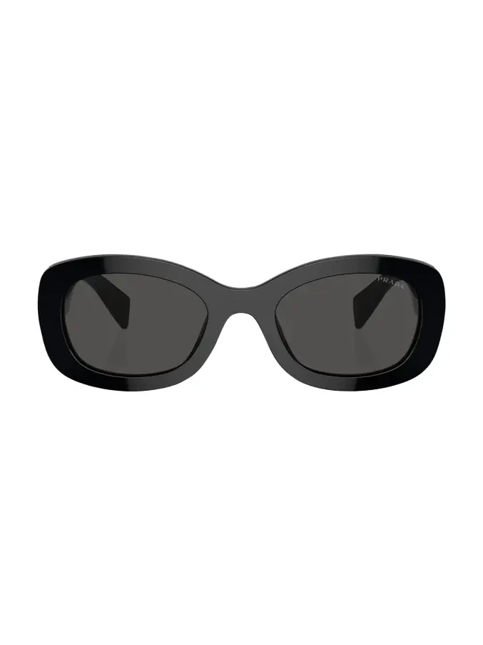 Oversized Logo Acetate & Plastic Oval Sunglasses