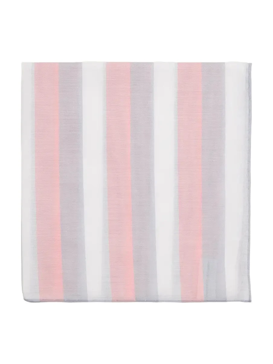 Simonnot Godard Men's Ravello Stripe Egyptian Cotton Handkerchief