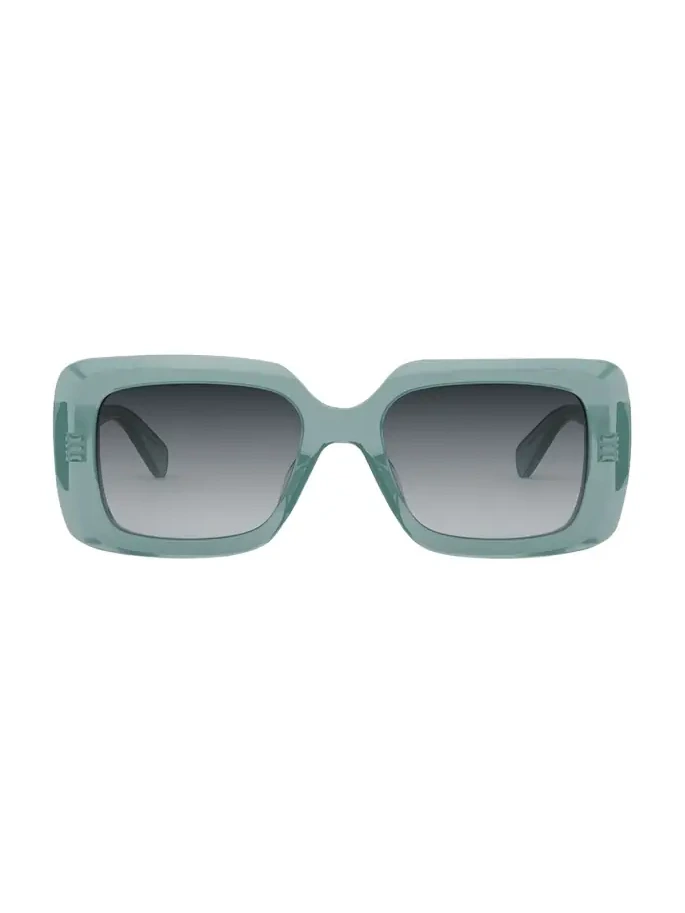 Bold 3 Dots Acetate Square Sunglasses