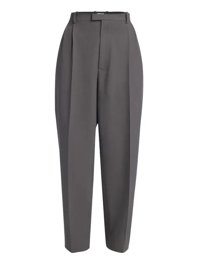 Tapered Wool Stretch Tricotine Trousers Tapered Wool Stretch Tricotine Trousers