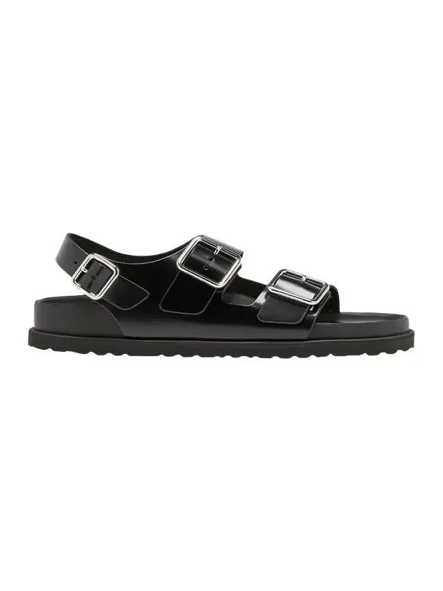 Milano Leather Dual-Buckle Slingback Sandals Milano Leather Dual-Buckle Slingback Sandals
