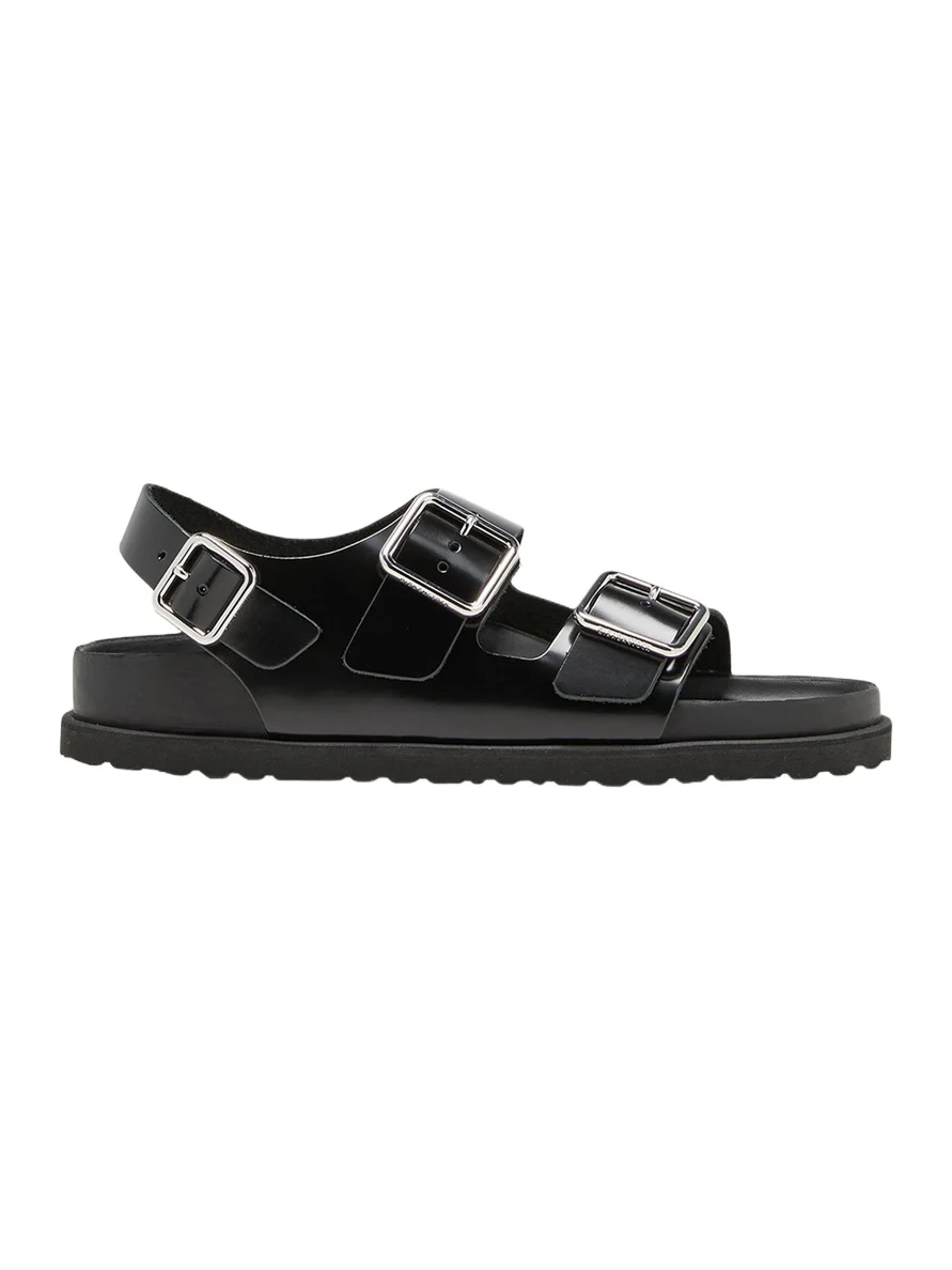 Birkenstock Milano Leather Dual-Buckle Slingback Sandals