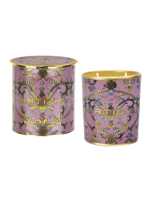 ORTIGIA Aragona Medium Decorated Candle, 13.4 oz.