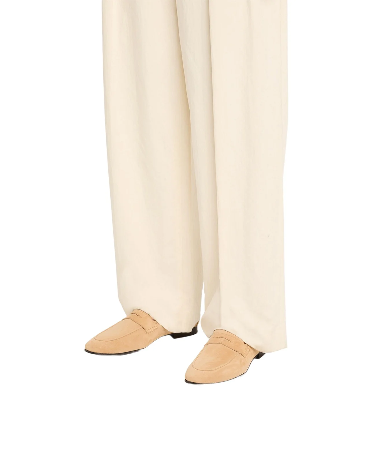 Flaneur Suede Penny Loafers
