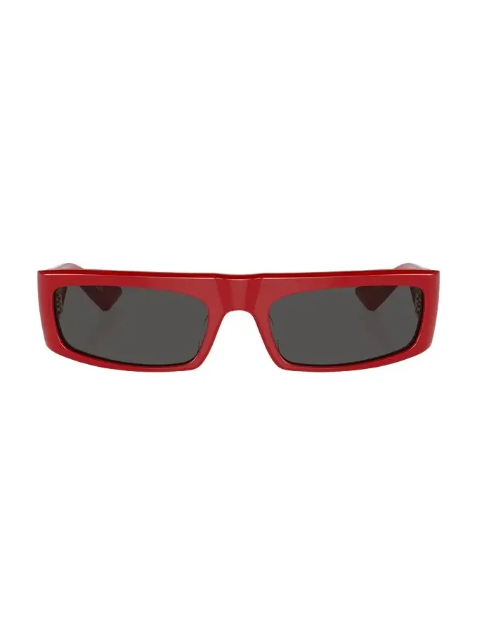 Bold Acetate Rectangle Sunglasses